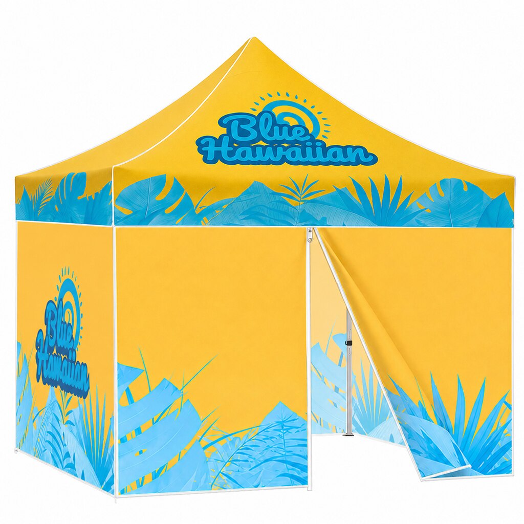 10 ft. Casita Aluminum Zipper — Graphic Package with White Trim / Wall Kit with Door